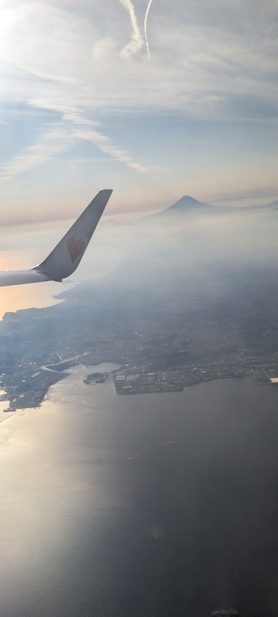 羽田上空の景色