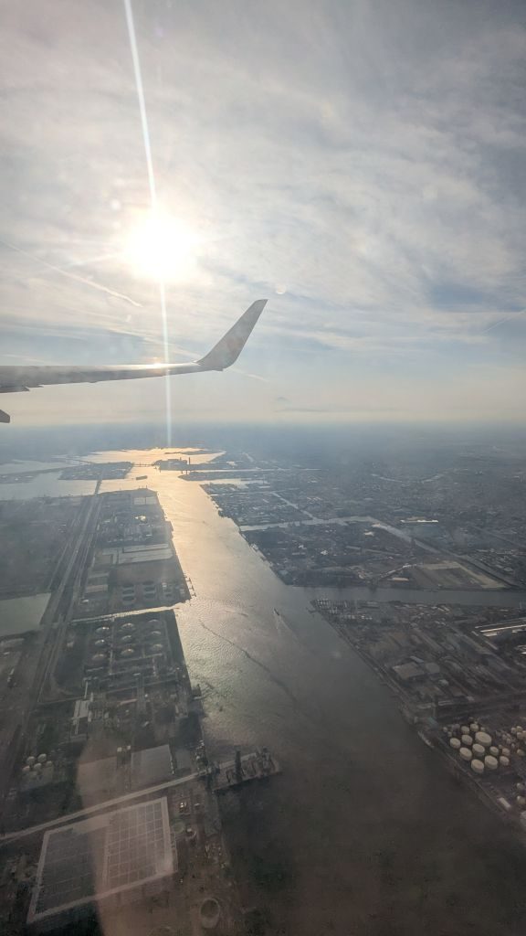 羽田上空…